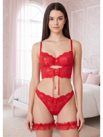 Set sutien, chilot si jartiere 04