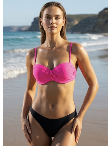 Costum de baie cu burete si slip brazilian 05