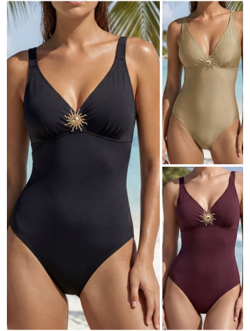 Costum de baie intreg cu brosa detasabila 03