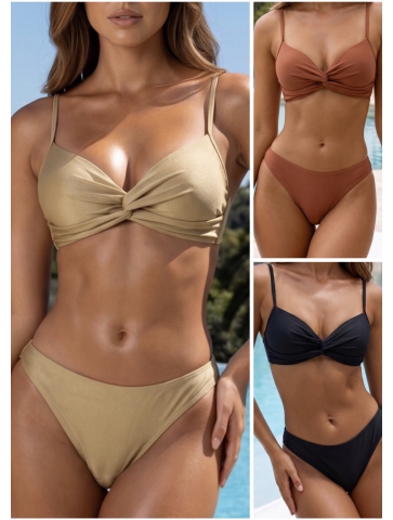 Costum de baie cu burete si slip clasic mediu 05